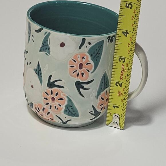 Anthropologie Mathilde Floral Coffee Tea Mug - Picture 7 of 8